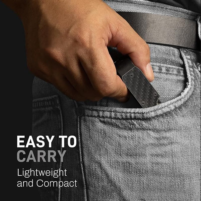 Smart Minimalist Aluminium Alloy Keyholder – Compact Metal Organizer Black