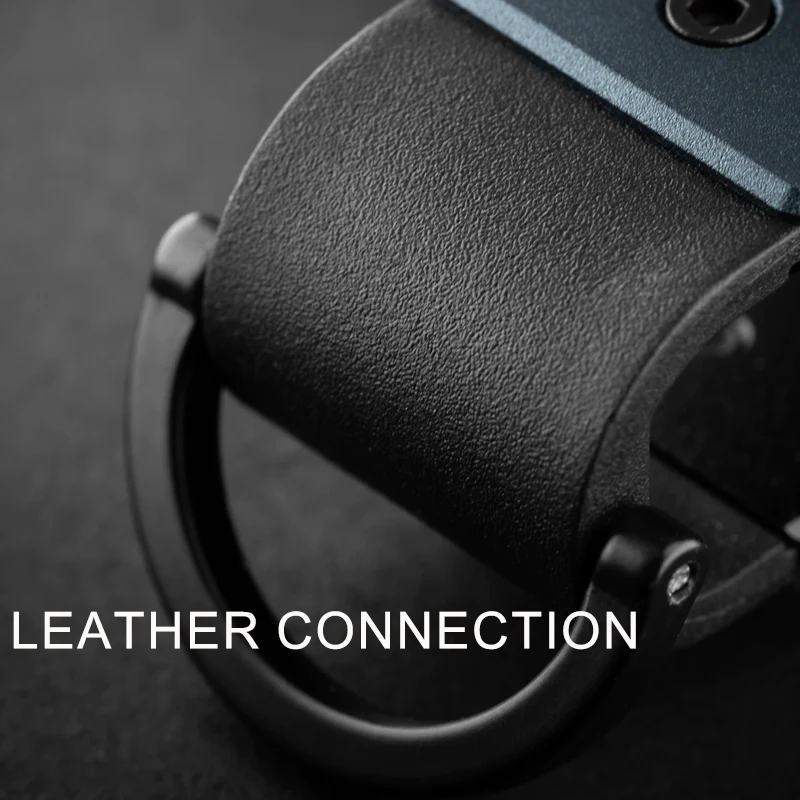 Smart Minimalist Aluminium Alloy Keyholder – Compact Metal Organizer Black