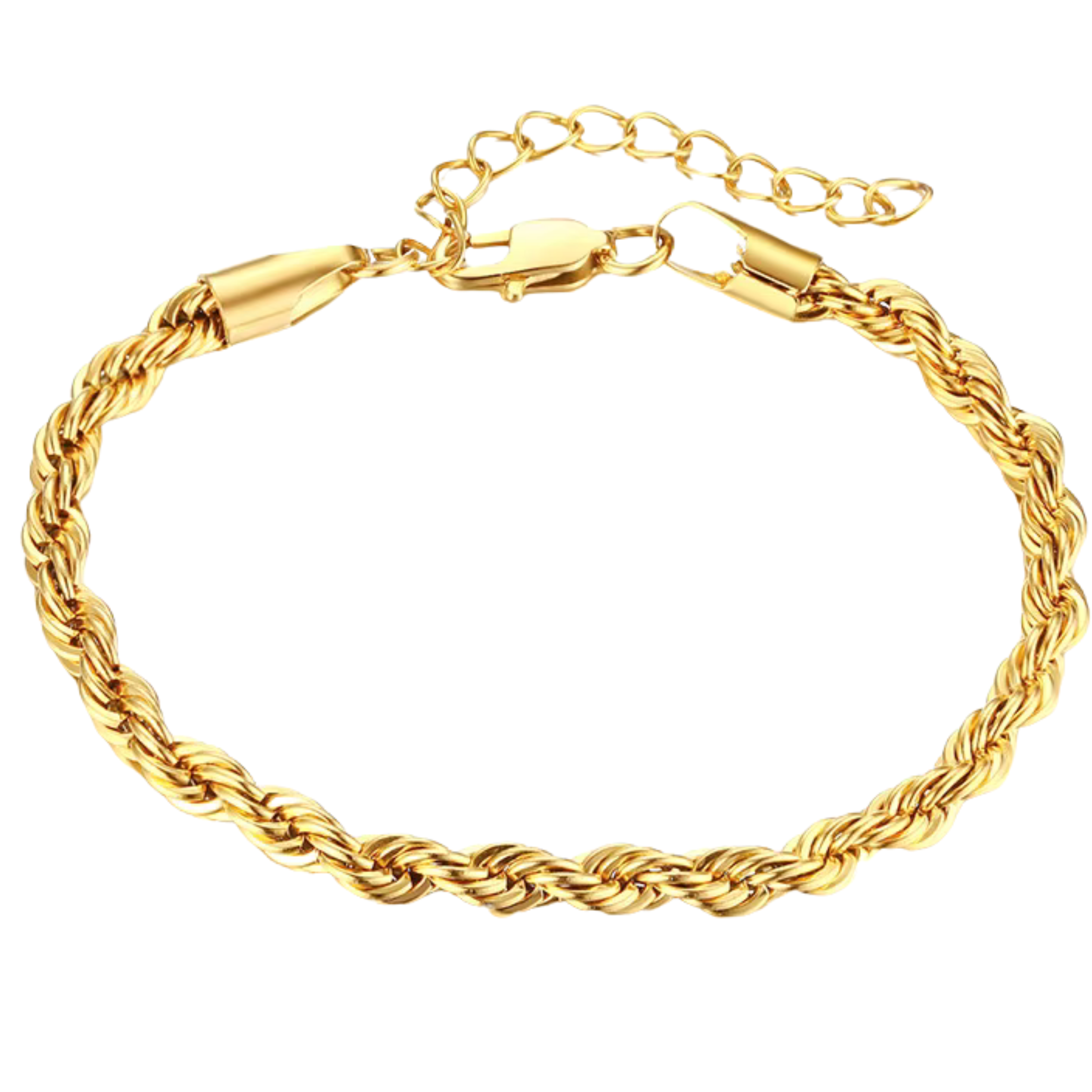 5mm Rope Bracelet - Gold