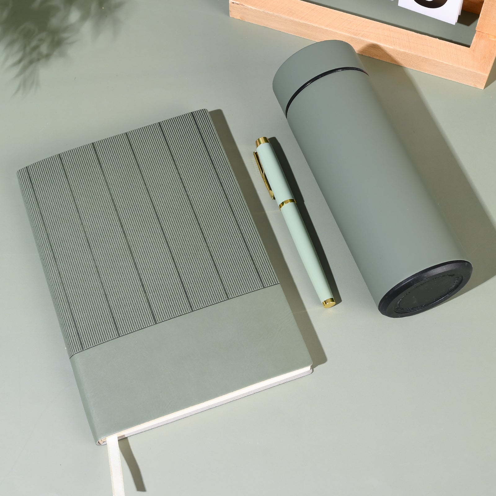 Notebook Gift Set with Water Bottle & Pen