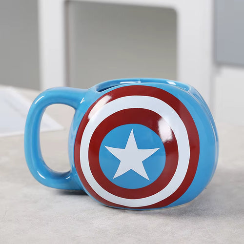 3D Cartoon Anime Ceramic Mug – Superhero Design
